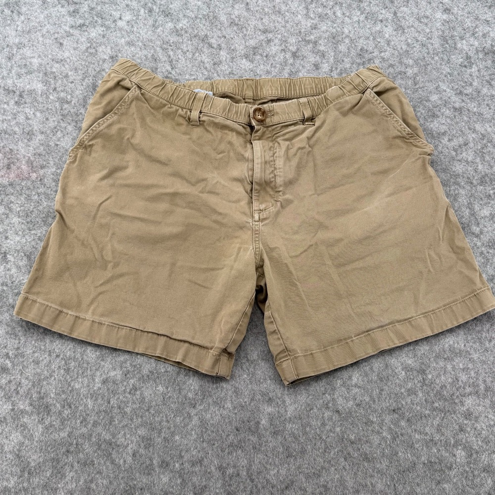 Chubbies Originals Mens Khaki Tan 7 Inch Inseam Stretch Shorts Size XL